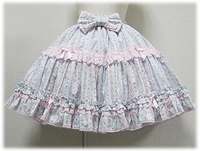 Precocious Tiered Skirt (Strawberry Floral)2009