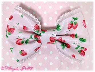 Strawberry Chiffon Ribbon Barrette（2011）