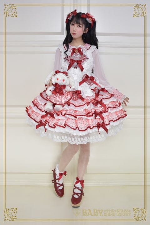 Strawberry Charlotte JSK + Ribbon Comb Set (2023总店）