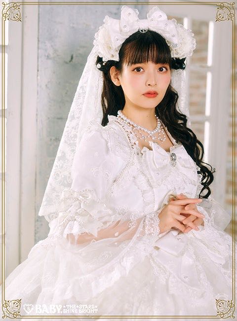 熊熊花嫁3.0蝴蝶结发夹Mariée de Kumya♡ ~Mille Tendresses~ Ribbon Clip（2021）