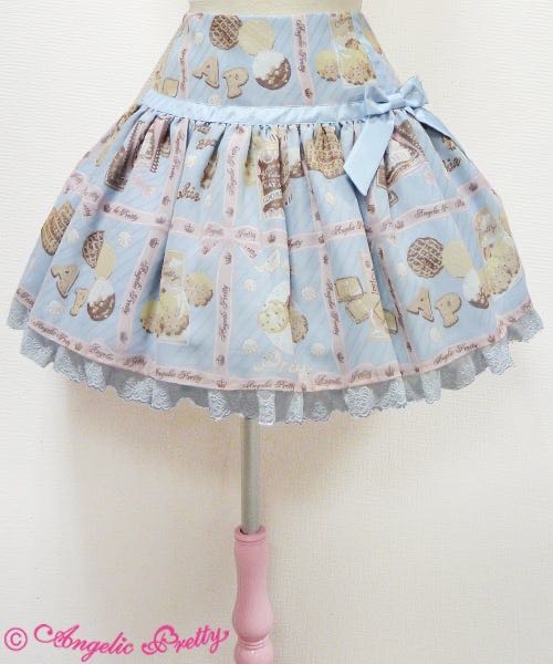 饼干Cream Cookie Collection Skirt