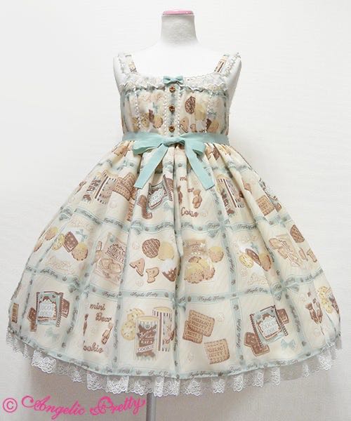饼干高腰Cream Cookie Collection High Waist JSK
