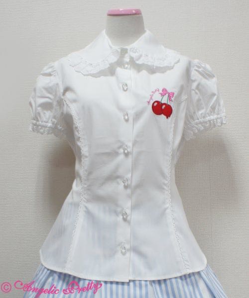 Drained Cherry Embroidered Blouse (2014)