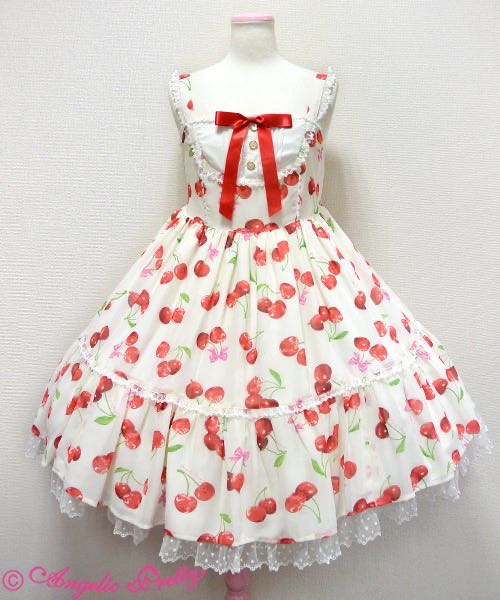 Drained Cherry Tiered JSK (2015)