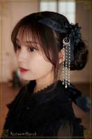Black Rose Fantasia ~Flower in the Dark~ Chain Ribbon Clips（2022）