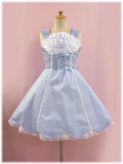 Cotton Lace Hem Scallop JSK（2003）