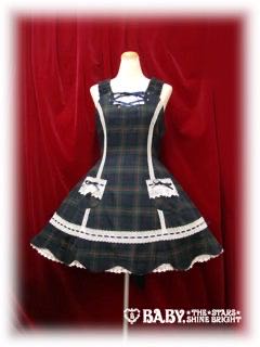 Tartan Check Ribbon Scallop Hem JSK I（2009）