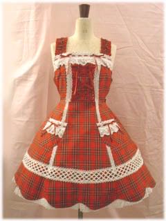 Tartan Check Hem Scallop JSK (2004)