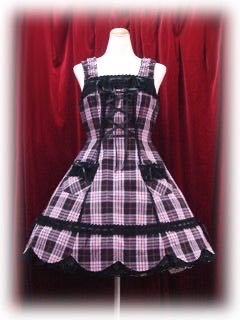 Original Tartan Check Hem Scallop JSK (2007)