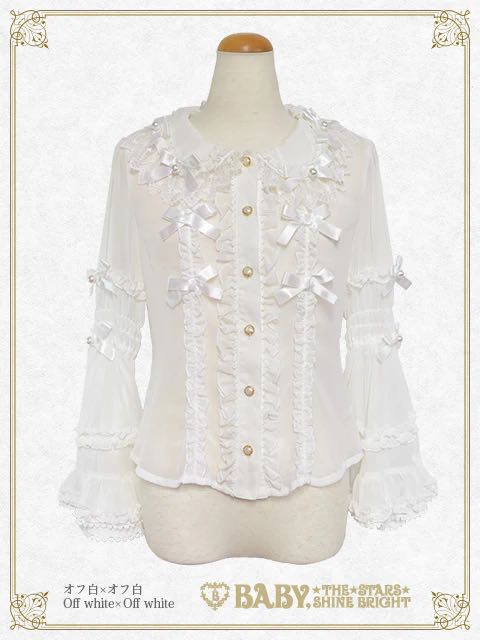 Milky sugar pearl Blouse