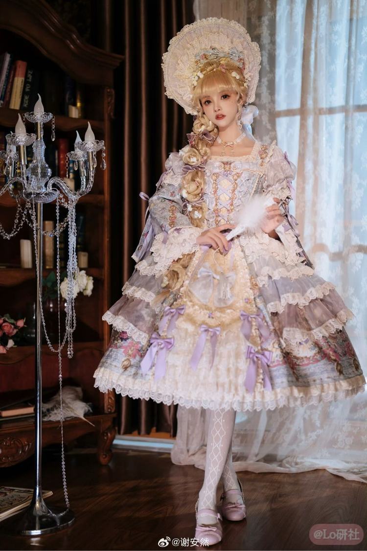 印花长发公主 茶会