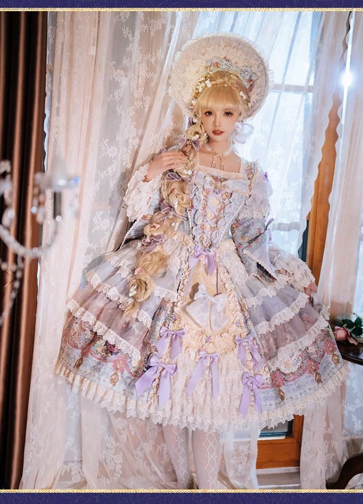 印花长发公主 茶会