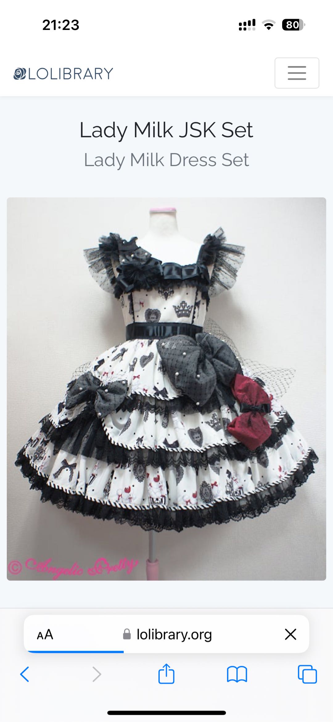Lady Milk JSK Set