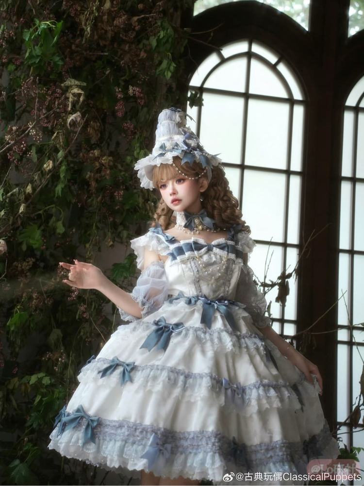 蔷薇与百合组（ 蓝百合&黄百合&粉蔷薇）