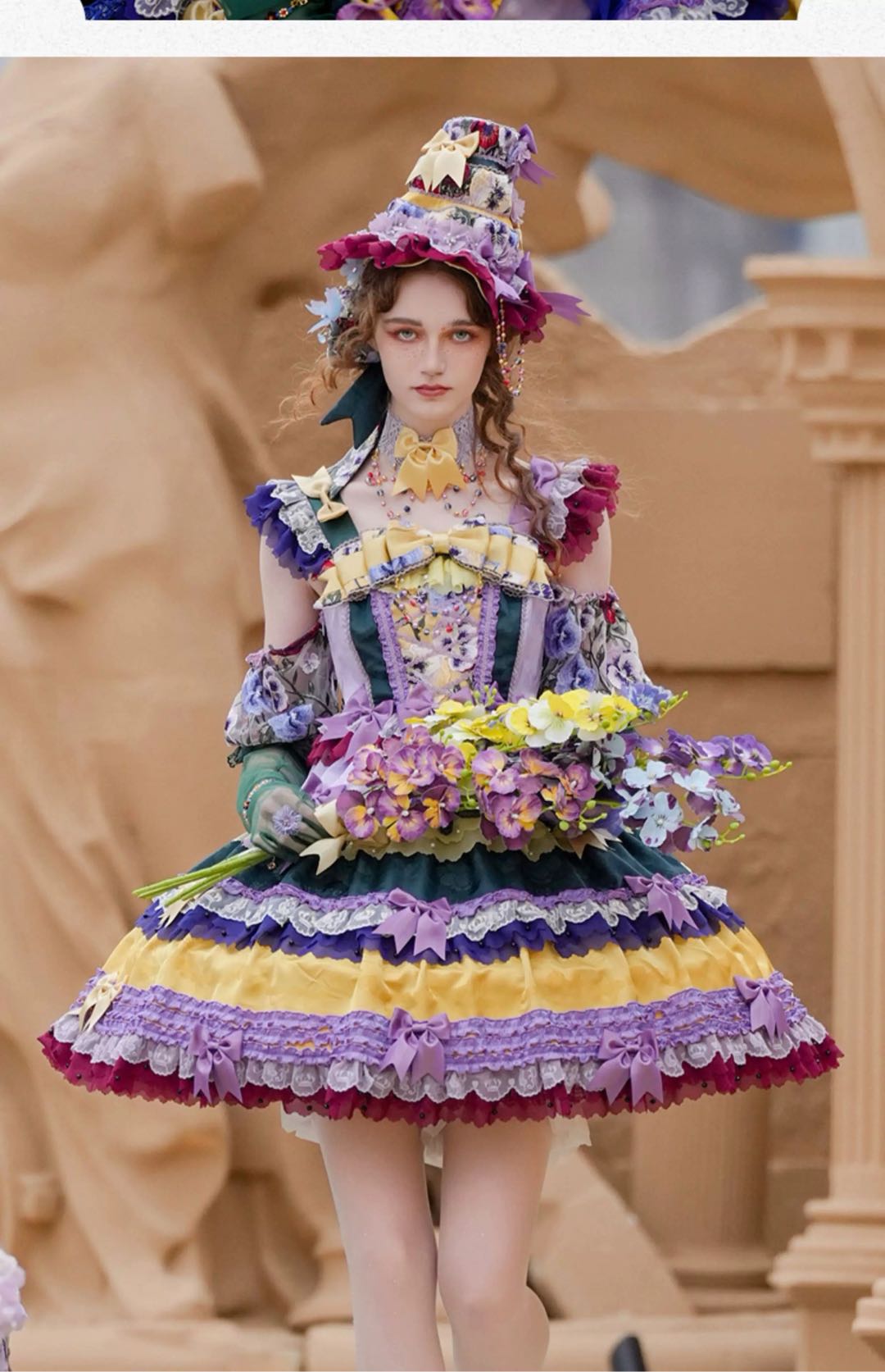 安东尼蛋糕 秀款 三色堇