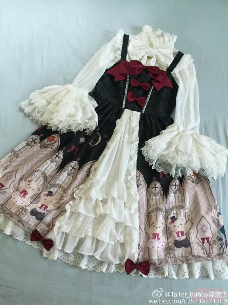 熊熊婚礼 开襟JSK