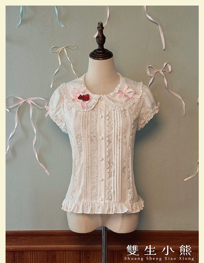 草莓甜点师 短袖衬衫