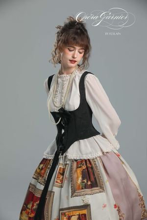 复古歌剧名伶鱼骨马甲