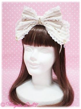 Glass Bottle of Tears Ribbon Head Bow