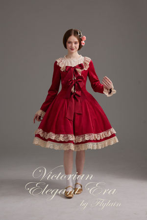 丝绒开襟修身连衣裙