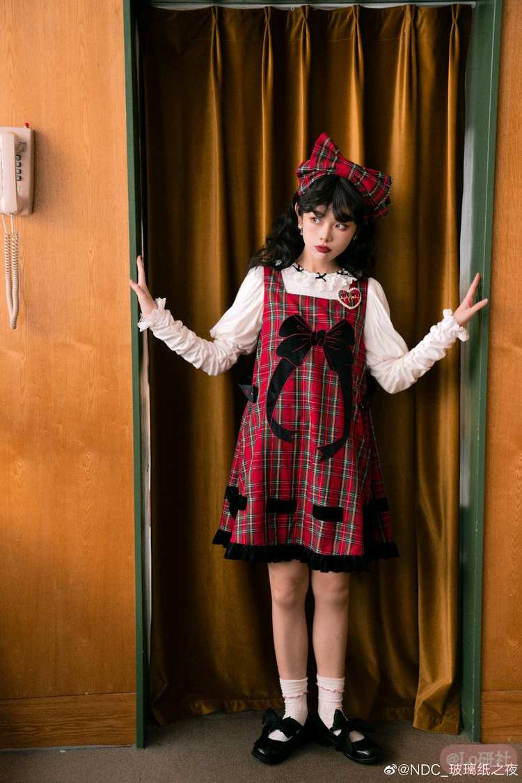 格子狂想曲2.0 背心裙