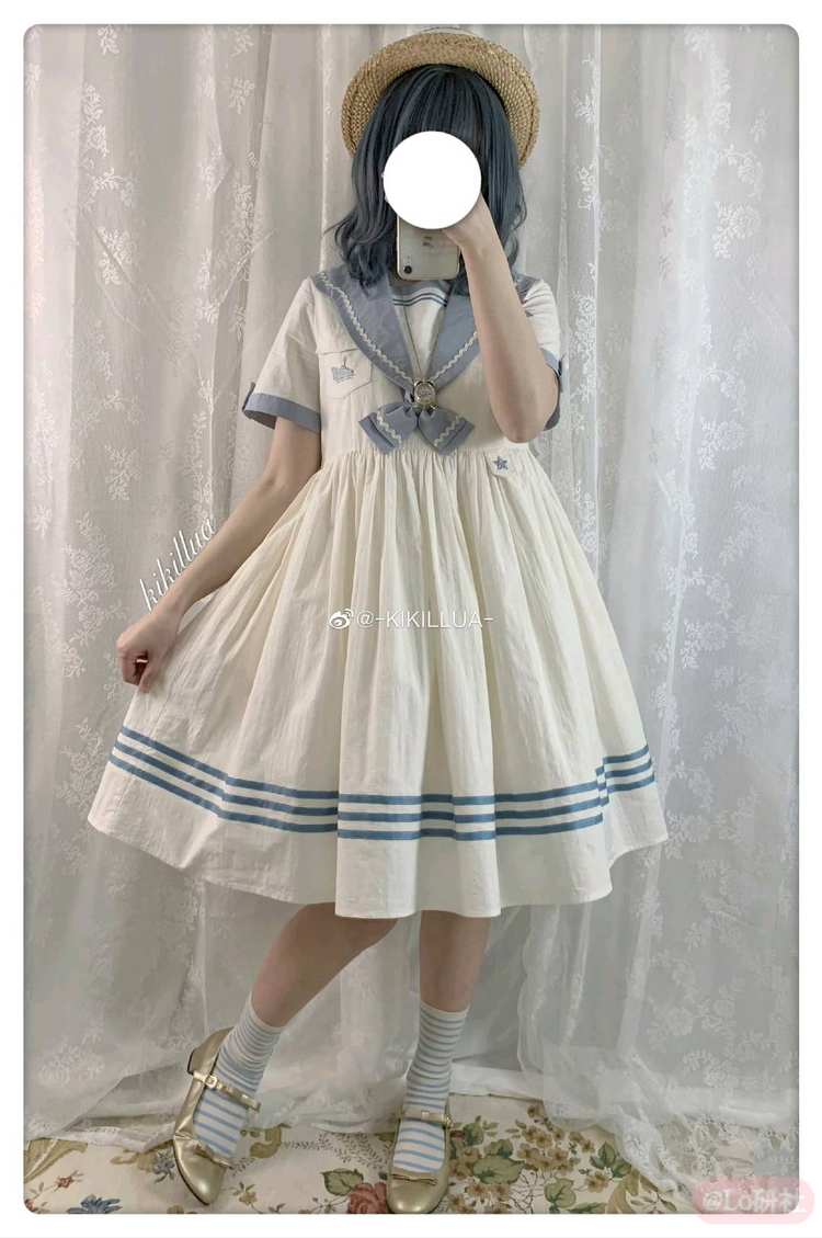 少年时代2.0 领结型高腰OP