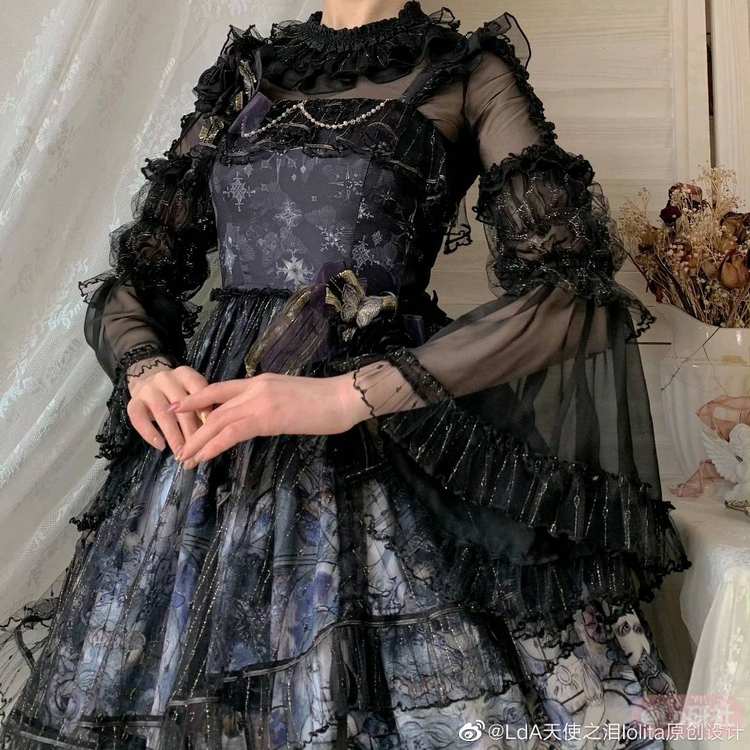 爱丽丝茶会2.0 镂空小姬袖内搭