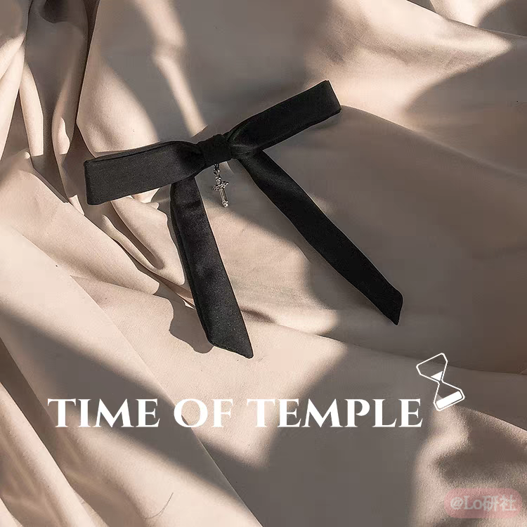 玄言诗 十字小胸针/长尾巴蝴蝶结小胸针