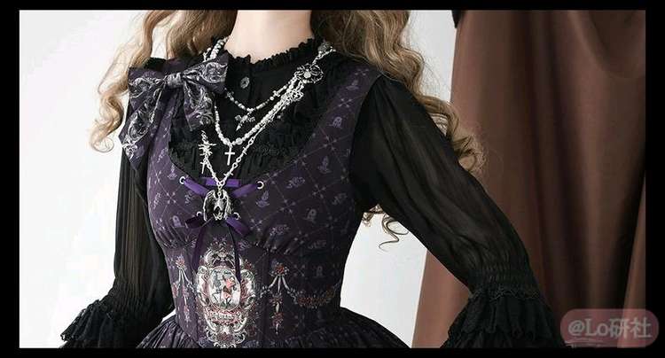 不如跳舞 暗蛛圣骸月光石十字架项链