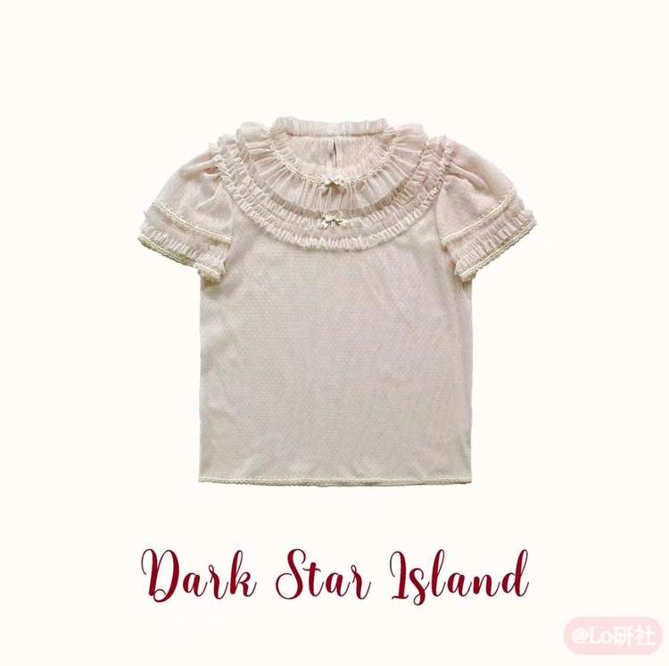 樱桃纹章 点纱内搭（短袖）