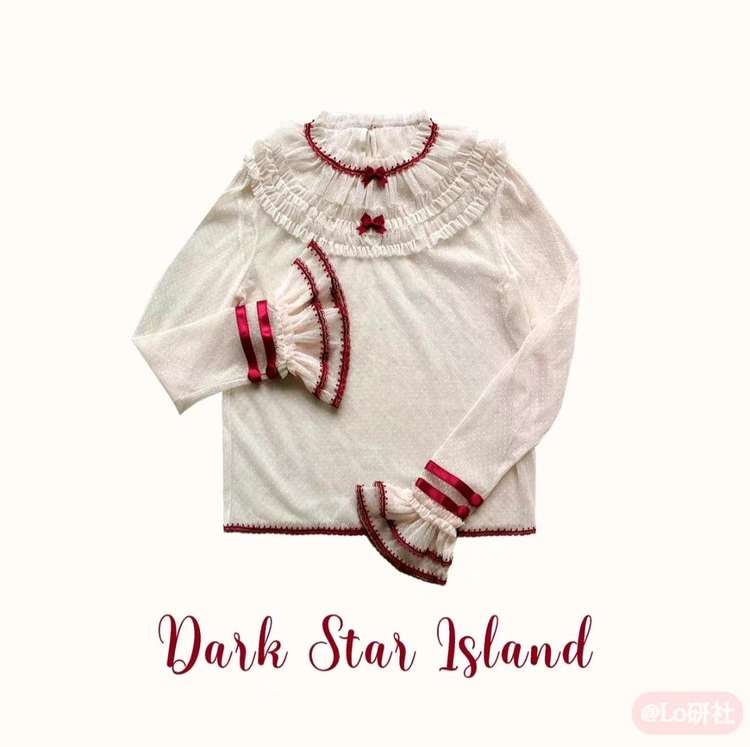 樱桃纹章 点纱内搭（长袖）