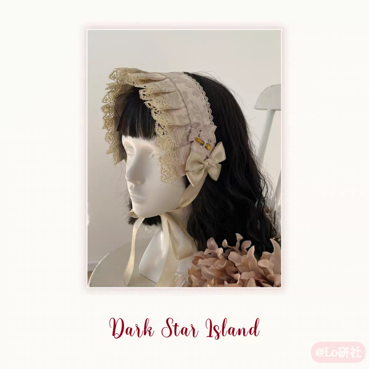 樱桃纹章 印花刺绣发带（纯色暗纹/红波点）