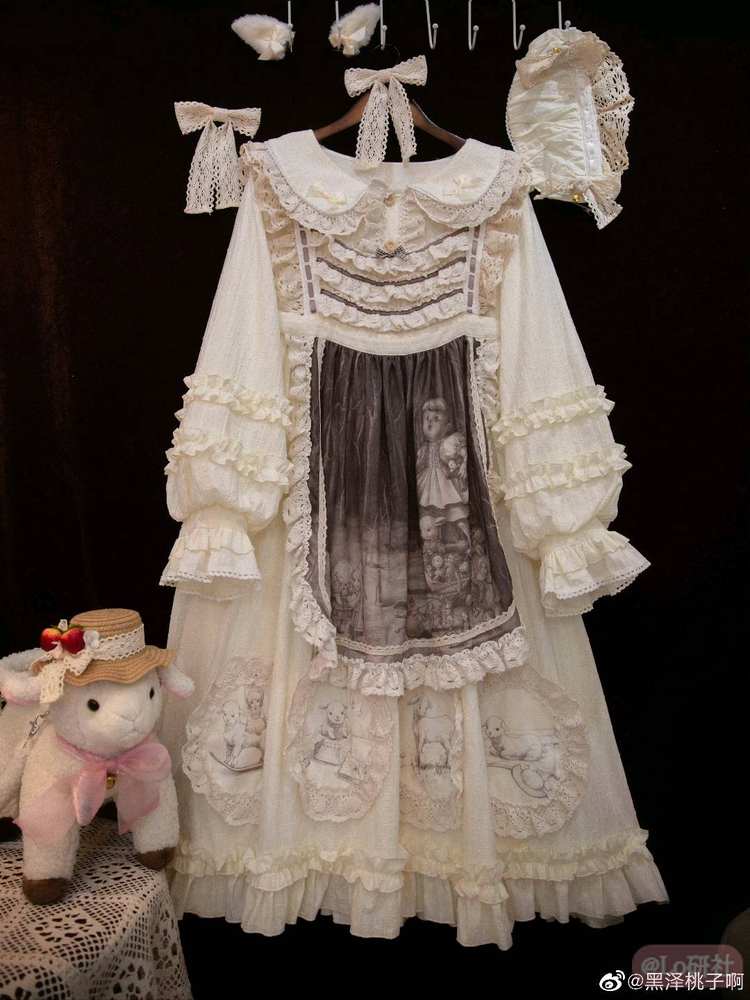 玩偶森林 印花围裙