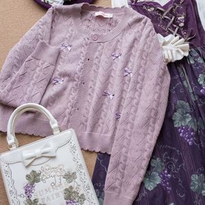 爱心镂空 毛衣开衫