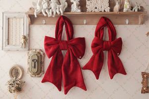 冬天的礼物 蝴蝶结围巾围脖