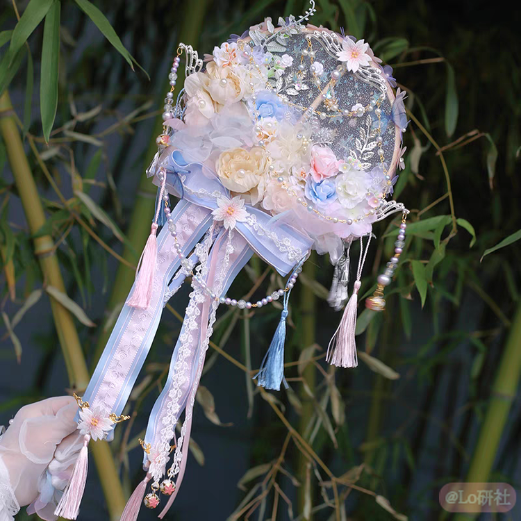 春与樱 双面团扇