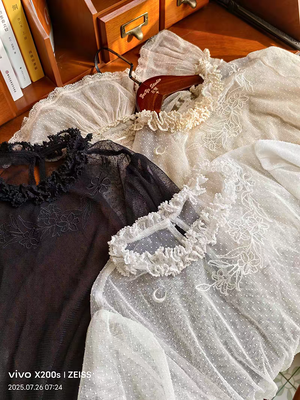 百合丛点纱内搭