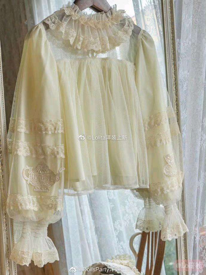 贴布娃娃 茶壶衬衫