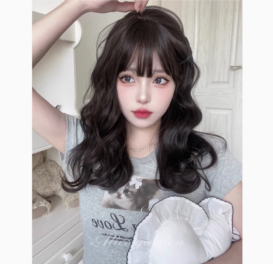 alicegarden假发女长发网红全头套自然夏季新款lolita卷发大波浪