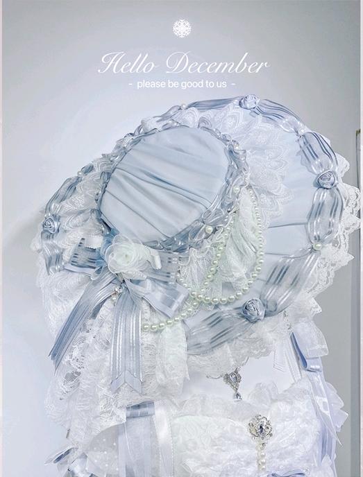 黛安蔷薇 长款 大帽